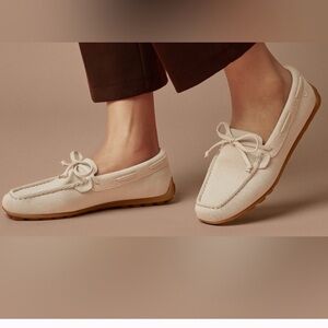 VIVAIA Square-Toe Loafers (Jackie)~Almond~size 39~NWOT